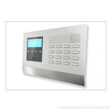 Lcd Ultra-thin Home Alarm System / Gsm Security Alarm System With 8 Wired Defense Zones Lyd-113